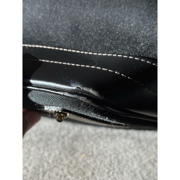 Dooney & Bourke Large Cabriolet Weekender Zip Leather Canvas Travel Duffel Bag - Picture 14 of 16